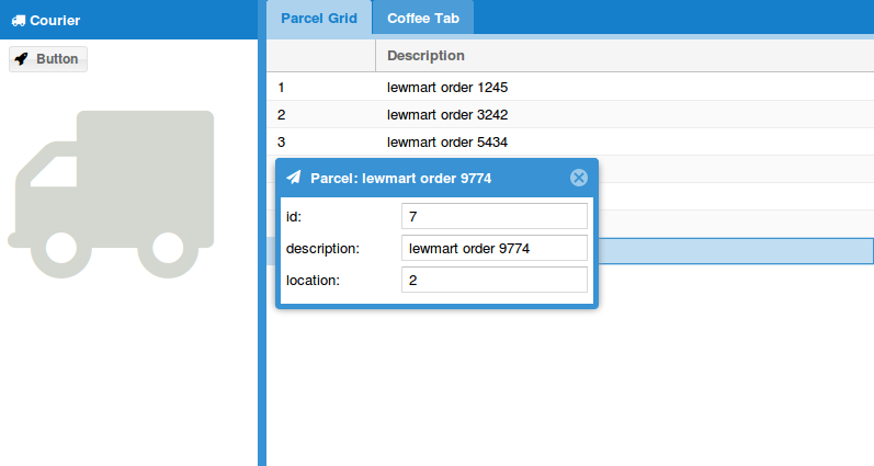 Image screenshot of Courier app
